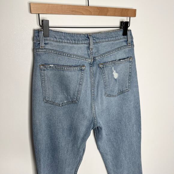 Reformation Women's Hepburn Jean Size 28 Ibiza Wash High Rise Skinny Distressed - Picture 9 of 10